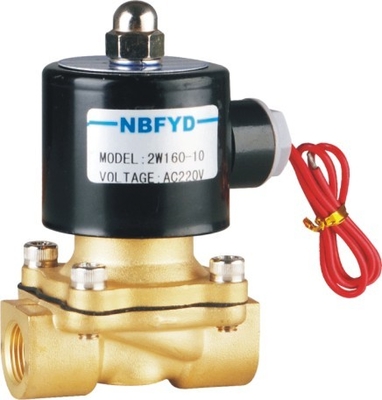 Électrovanne en laiton électrique hydraulique 12V 24V 110V 220V AC DC eau bobine de cuivre