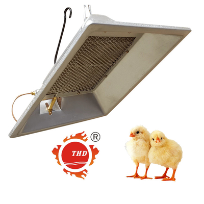 Réchauffeur de couveuse à gaz réglable équipement de chauffage de ferme avicole d'incendie à faible consommation