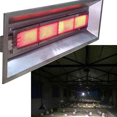 Appareils de chauffage infrarouges galvanisés de couveuse de plat pour le canard de porc de gaz de poussins