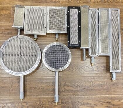 Grilles de barbecue infrarouge Brûleur de rôtissoire en céramique Brûleur à gaz en aluminium LPG