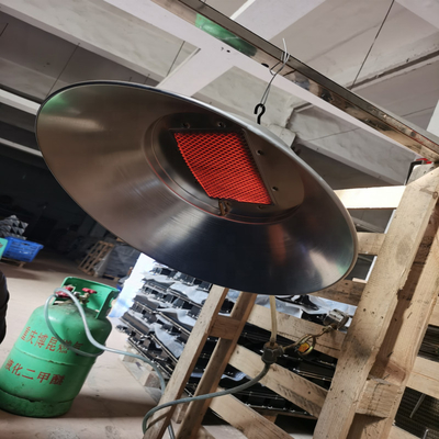 Acier aluminisé manuel d'équipement infrarouge de couvaison de poussin de lampe de la chaleur de volaille