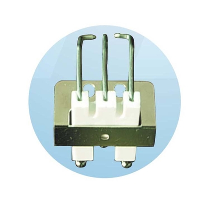 Broche d'allumage en métal trois aiguilles 95% électrode d'allumage de brûleur à gaz en céramique en aluminium