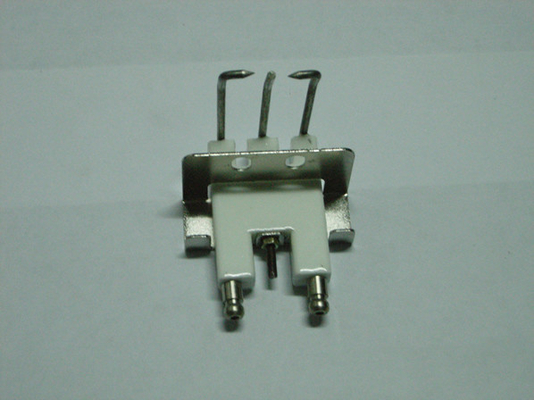 Broche d'allumage en métal trois aiguilles 95% électrode d'allumage de brûleur à gaz en céramique en aluminium