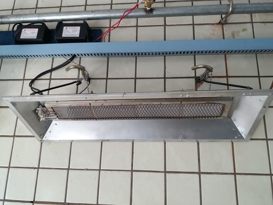 Système de chauffage de ferme avicole THD6808 de réchauffeur infrarouge de couveuse de gaz en acier aluminisé