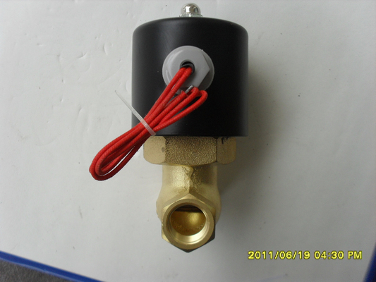 Électrovanne électrique en laiton AC 220V 3/4 pouces pour eau chaude NC