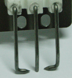 Électrodes d'allumage électriques en céramique 3 broches pour four à revêtement en poudre