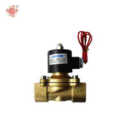 Résistance à hautes températures en laiton d'électrovanne d'eau de gaz de Viton 3/4 pouce