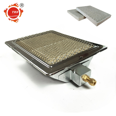 Économie d'énergie infrarouge de brûleurs en céramique de gril de BBQ de gaz HD220 avec le bec en laiton