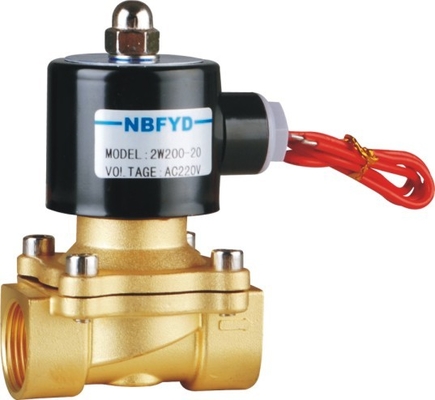 Joint d'électrovanne en laiton à haute pression 220V NBR VITON EPDM pour l'huile d'air de gaz d'eau