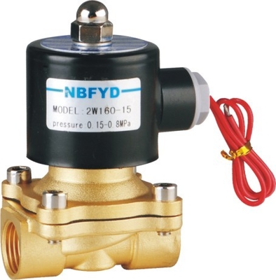 Joint d'électrovanne en laiton à haute pression 220V NBR VITON EPDM pour l'huile d'air de gaz d'eau