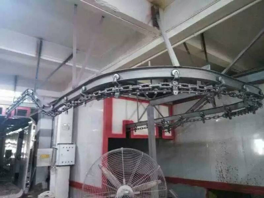 chariot aérien de roue de systèmes de convoyeur du monorail 1.5KW pour la chaîne de voie Encolsed