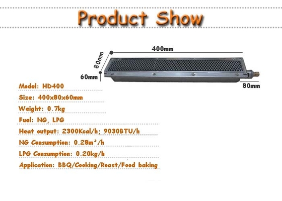 Rotisserie BBQ Grill Brûleur à gaz GPL Infrarouge 20% d'économie de gaz