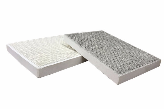 Rectangle Cordiérite Gaz Céramique Plaques Chauffantes Carrelage Nid d'Abeille