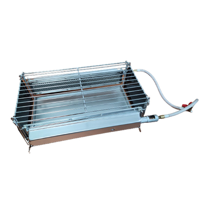 Pliable portatif sans fumée de gaz du brûleur 2PCS de BARBECUE de camping infrarouge de gril