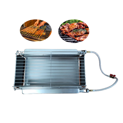 Brûleur infrarouge économisant se pliant portatif sans fumée 480*320*230 à gaz de gril de BARBECUE
