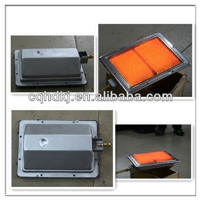 Infrarouge catalytique en céramique sans flammes du gaz 2.94KW du brûleur 220*170MM de barbecue pour Shawarma HD220