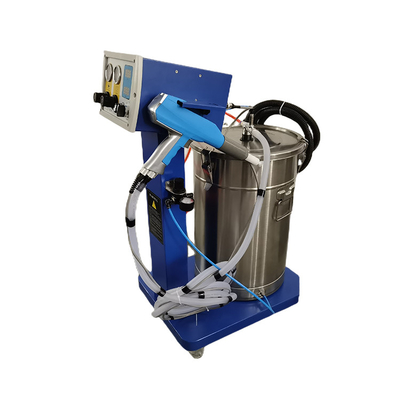 Opération manuelle de pulvérisation de la machine 50W de poudre à haute tension pour la surface de substrat