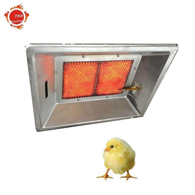 Poulet/oiseaux/porcelets d'équipement de chauffage de cage de poulet cultivant le gaz Heater Gas Brooder infrarouge pour la volaille THD2606