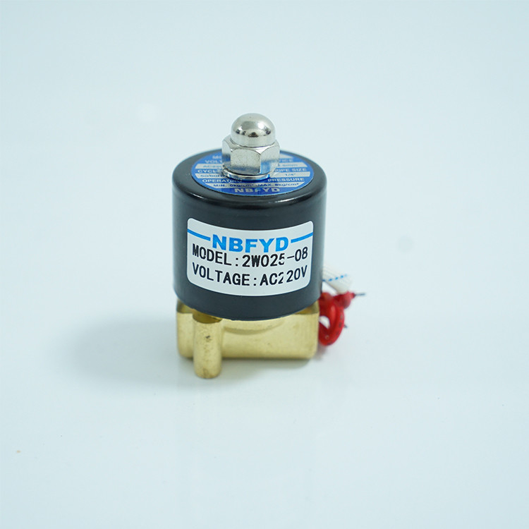 Électrovanne en laiton normalement fermée 1/4 1/2 3/4 pouces pour réchaud infrarouge