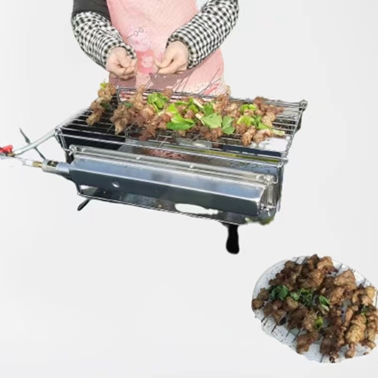 Gaz infrarouge sans fumée facile Heater Barbecue Outdoor Oven de Carry Folded Portable Bbq Grill